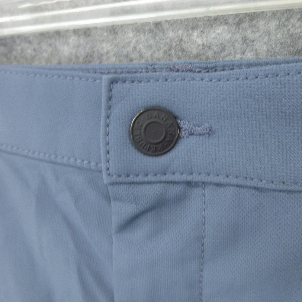 Banana Republic Pants Mens 40x31 Blue Gray Performance Golf Flat Front